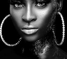 Load image into Gallery viewer, Around The Way Girl Hoop Earrings