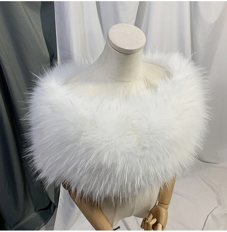 Snow Queen Faux Fur Wrap