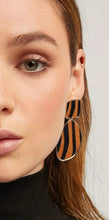 Load image into Gallery viewer, Tiger Eyes Dangle Earring
