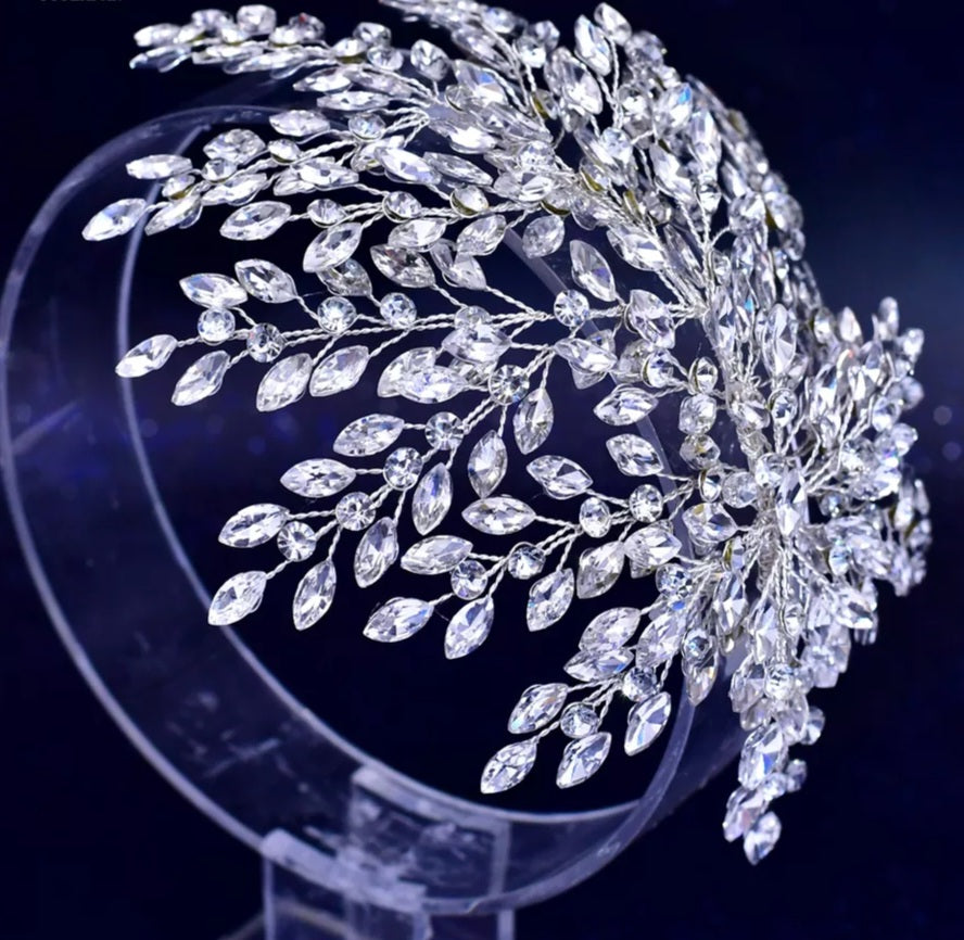 Blooming Flower Crystal Headpiece