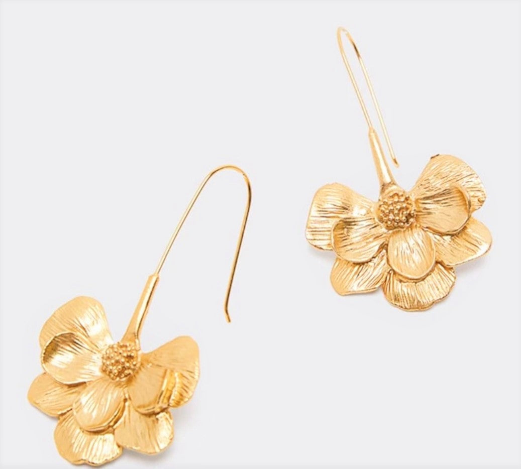 Carribean Flower Dangle Earring