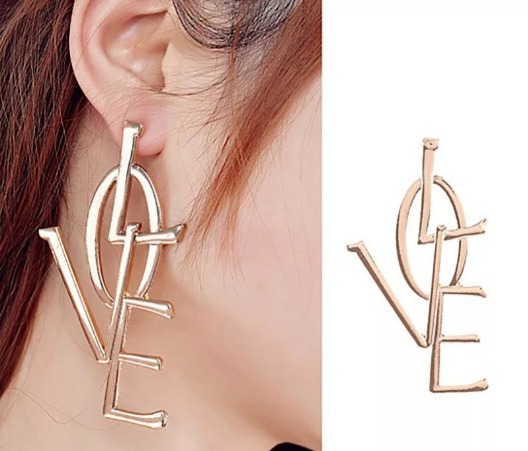 L.O.V.E. Drop Earring