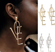 Load image into Gallery viewer, L.O.V.E. Drop Earring
