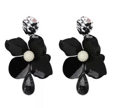 Load image into Gallery viewer, Rebel Fleur Dangle Earring (Various Colors)
