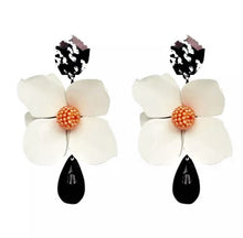 Load image into Gallery viewer, Rebel Fleur Dangle Earring (Various Colors)
