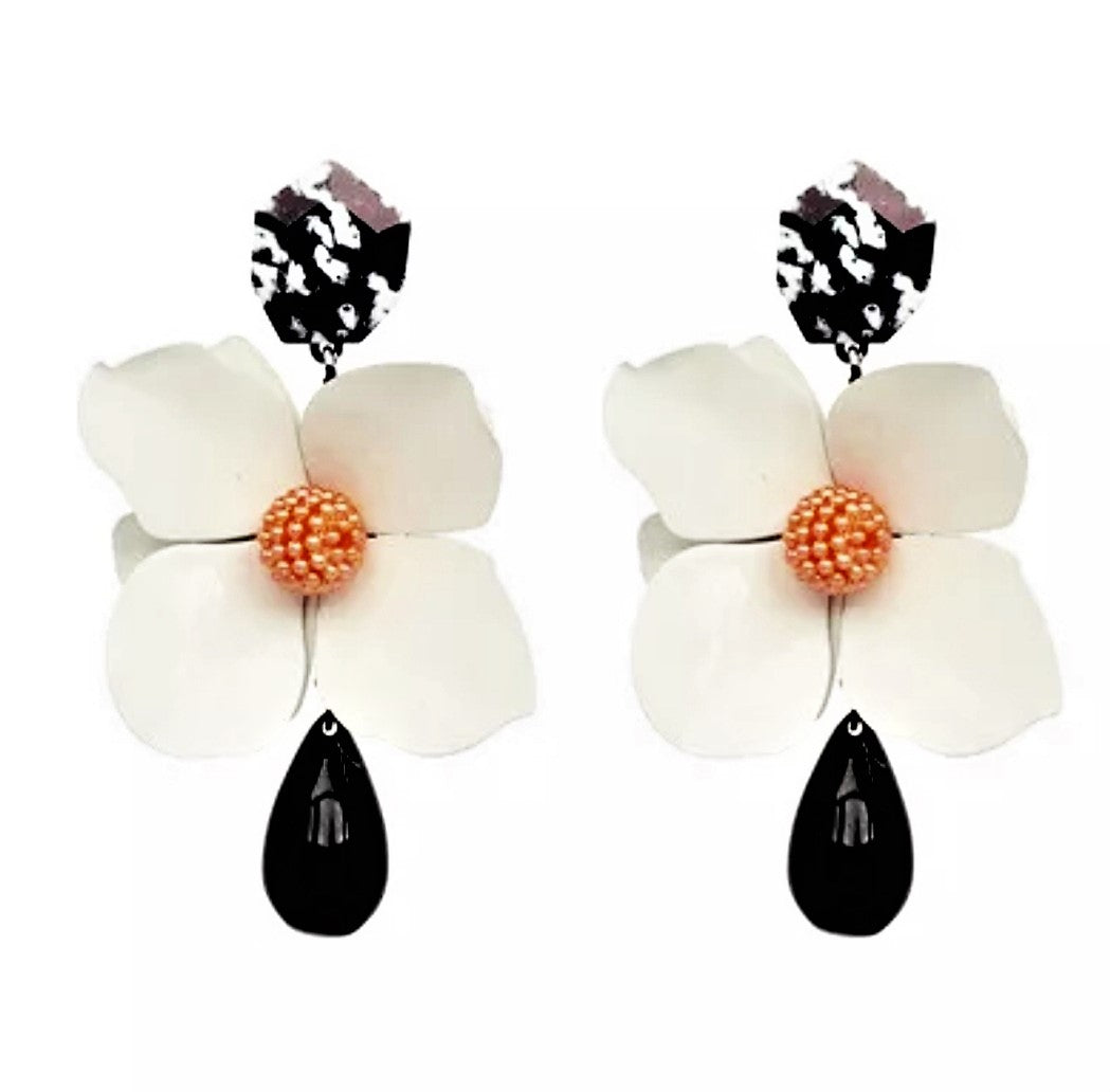 Rebel Fleur Dangle Earring (Various Colors)