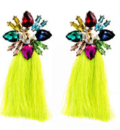 Tassel Gemstone Earrings (New Colors)