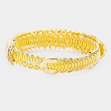 Load image into Gallery viewer, Rhinestone Adjustable Evening Bangle Bracelet
