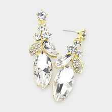 Load image into Gallery viewer, Marquise Stone Dangle Earring

