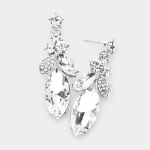 Load image into Gallery viewer, Marquise Stone Dangle Earring
