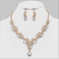 Pave Vine Necklace Set