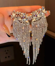 Load image into Gallery viewer, Glam Girl Rhinestone Statement Earring
