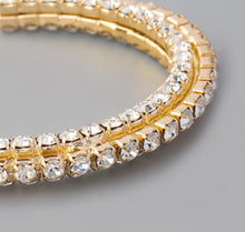 Load image into Gallery viewer, Star Struck Rhinestone Hoops NEW!!!
