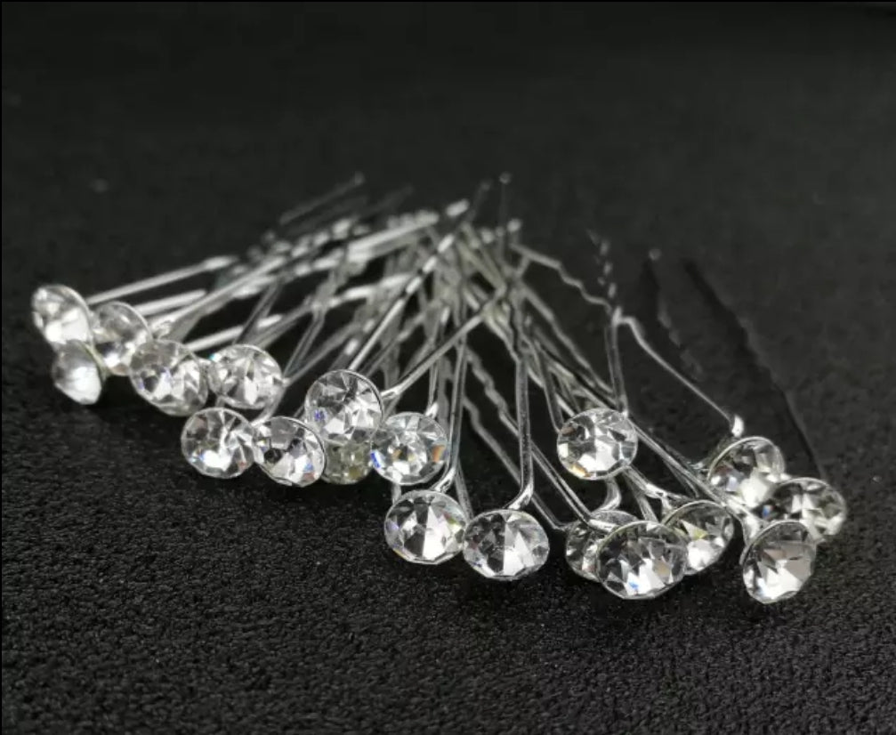 Crystal Hair Pins